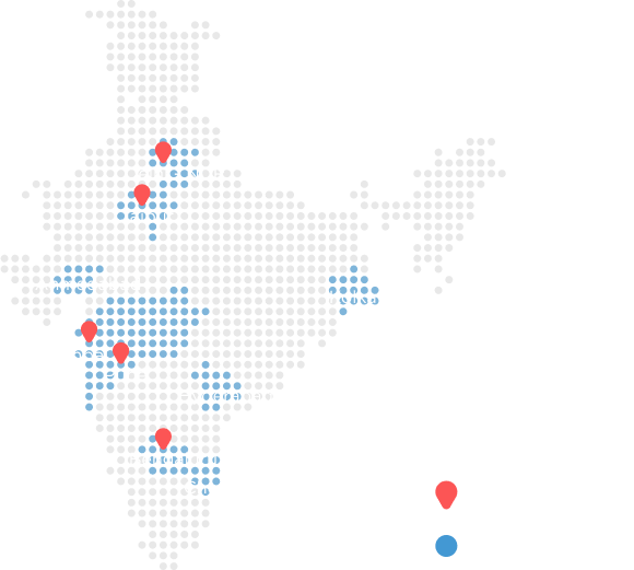 India map graph location image