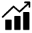 graph increases arrow icon
