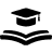 scholarship cap icon