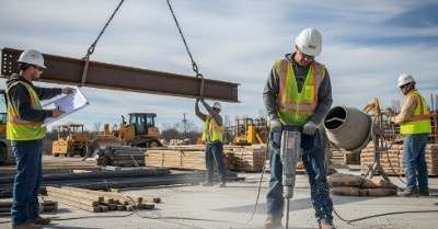 Track attendance of worker on construction site by using ble device