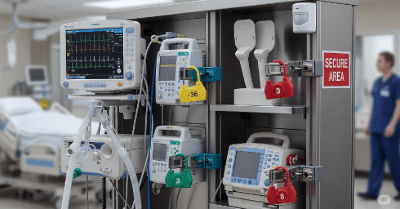 Keep safe all machine in hospital from loss using bluetooth asset tracking for hospital