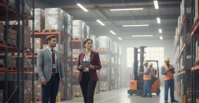 EasyReach has designed a Visitor Management System that uses BLE tags in ID cards for real-time people tracking in warehouse.