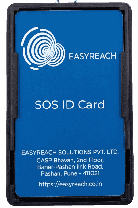 EasyReach BLE ID Card - SOS enabled ID