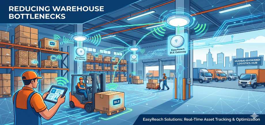 Reducing Warehouse Bottlenecks in Mumbai with EasyReach BLE Solution
