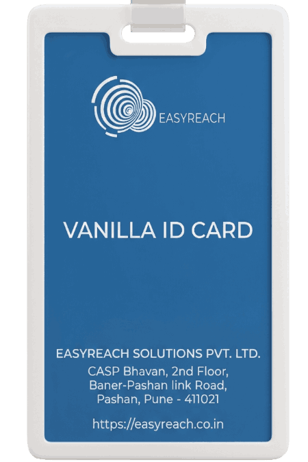 Wearable BLE ID Card - EasyReach Vanilla ID Badge